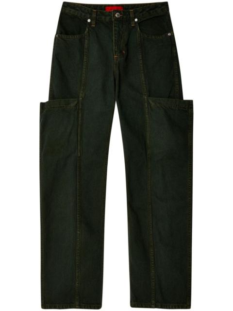 ECKHAUS LATTA cargo-pocket straight-leg jeans
