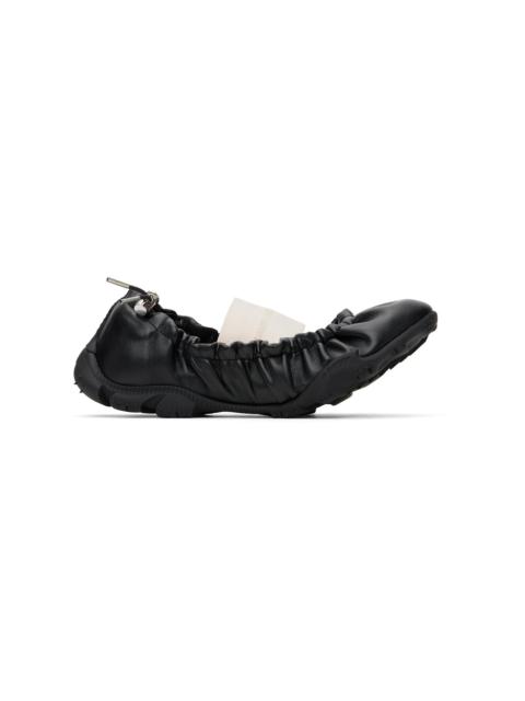 ROMBAUT Black Rei Beyond Leather Ballerina Flats