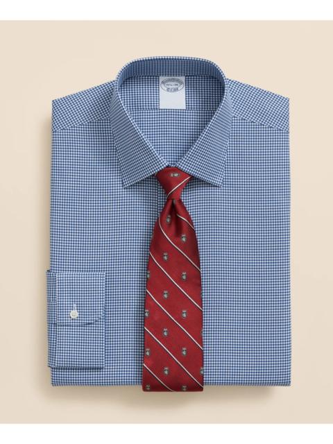 Brooks Brothers Cotton Non-Iron Twill Spread Collar Dress Shirt