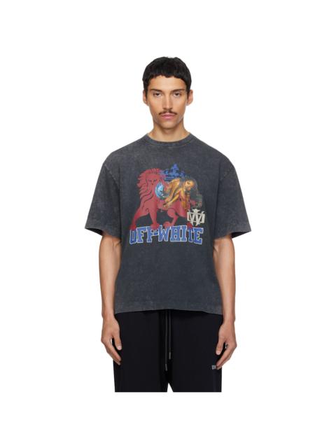 Off-White Black Royal Girl Skate T-shirt