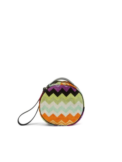 Missoni zigzag-pattern coin case