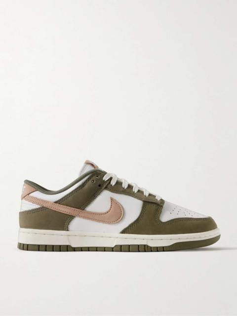 Nike Dunk Low PRM Suede and Leather Sneakers