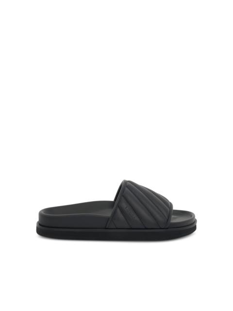 Off-White Cloud Diagonal Slider in Black