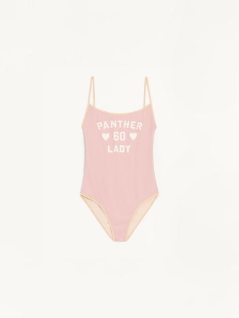 PRINTED LYCRA ONE-PIECE SWIMSUIT