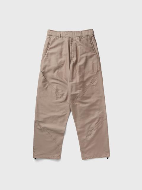 Goldwin 0 Cotton Silk Blend Helicoid Wide Pants