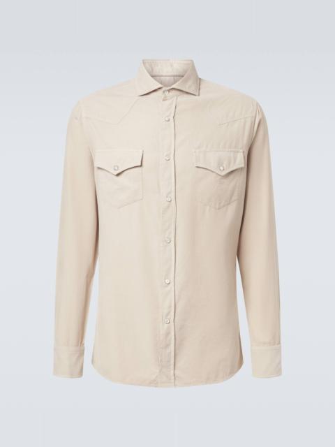 Brunello Cucinelli Cotton corduroy shirt