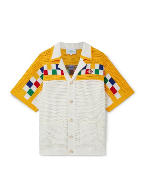 CASABLANCA Crochet Knit Shirt