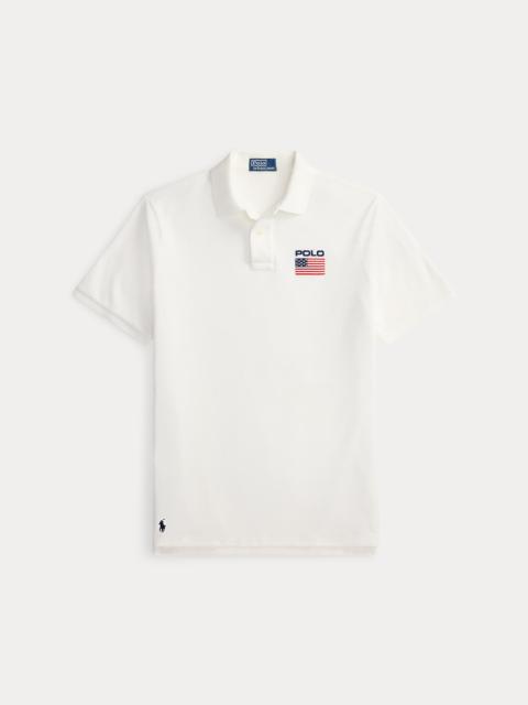 Polo Ralph Lauren Classic Fit Flag Mesh Polo Shirt
