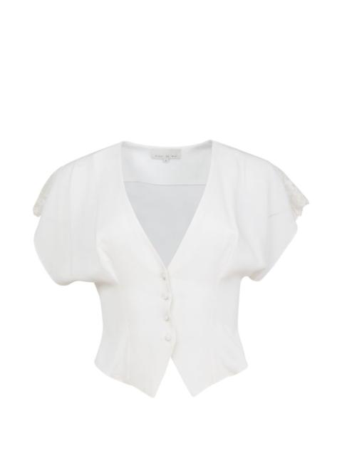 Fleur du Mal Adeline flounce top