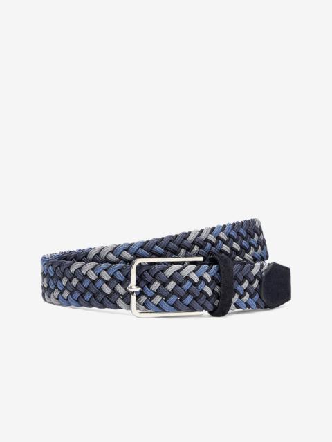 CORNELIANI Blue weaved belt