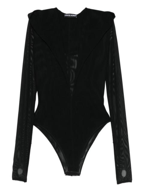 David Koma long-sleeve bodysuit