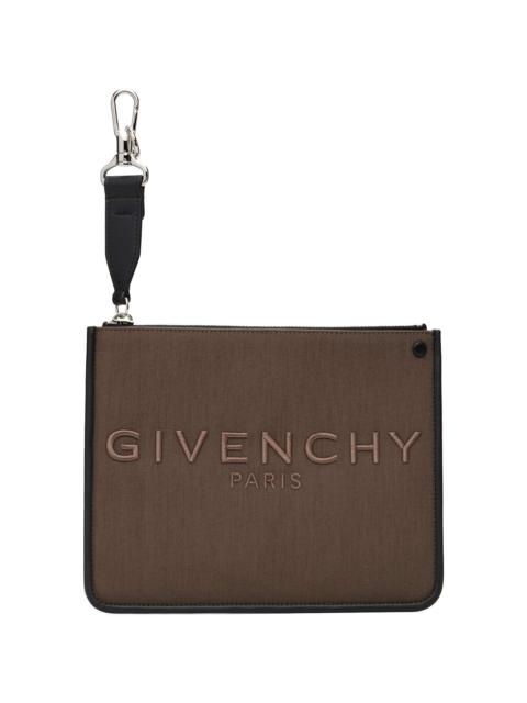 Givenchy Taupe Cargo Pouch