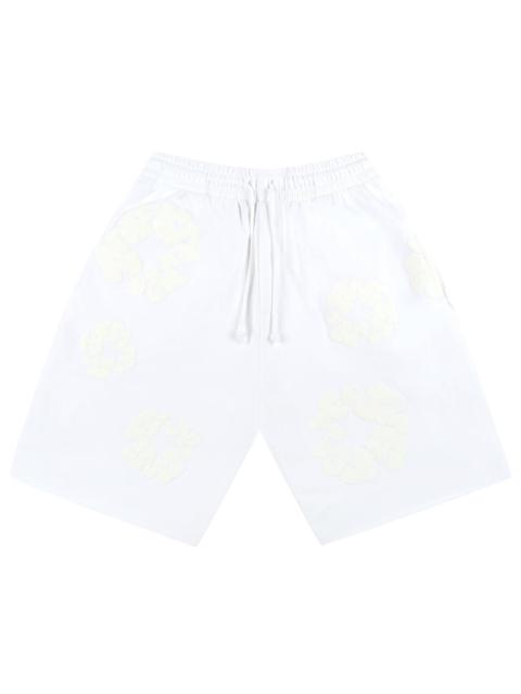 DENIM TEARS Denim Tears Mono Cotton Wreath Shorts 'White'
