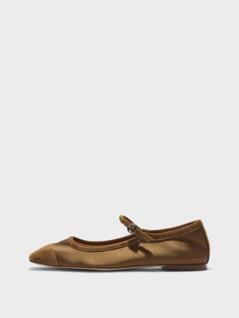 Aeyde Uma Cap Satin Mary-Janes