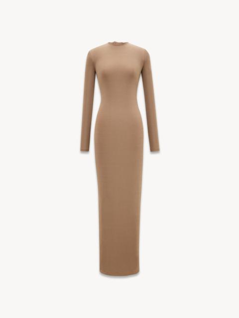 SAINT LAURENT BACKLESS DRESS IN JERSEY