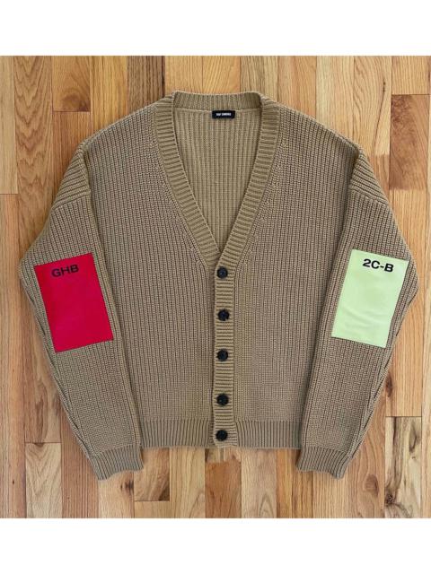 Raf Simons AW2018 Raf Simons Drugs Oversized Wool Knit Cardigan 