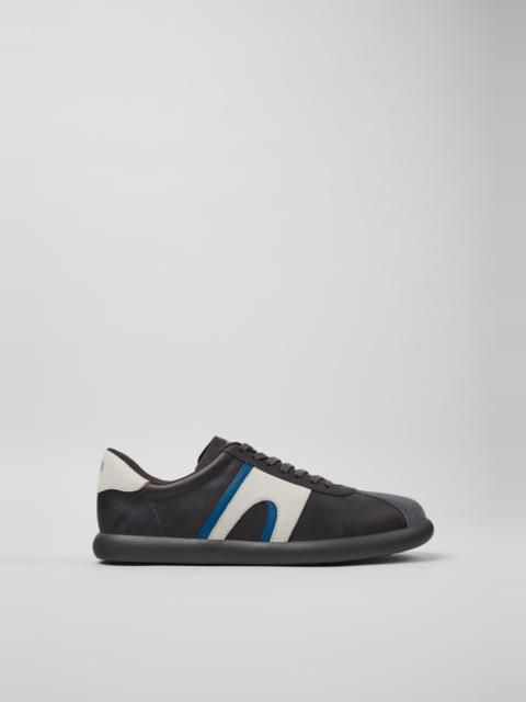CAMPER Pelotas Soller Multicolor Leather and Nubuck Sneakers for Men.