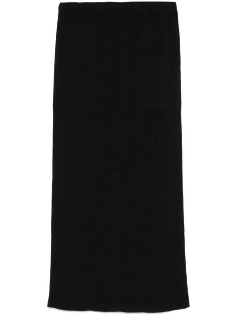ISSEY MIYAKE Hatching Pleats maxi skirt