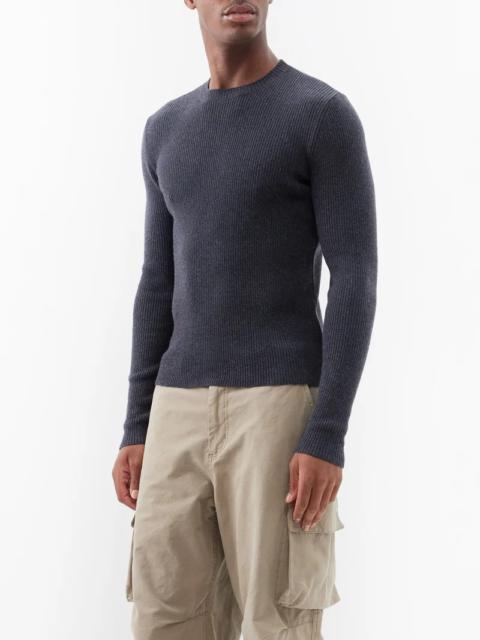 Our Legacy Ribbed-knit merino slim-fit sweater
