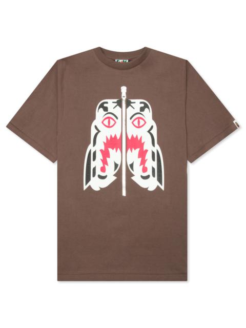 WHITE TIGER TEE - BROWN