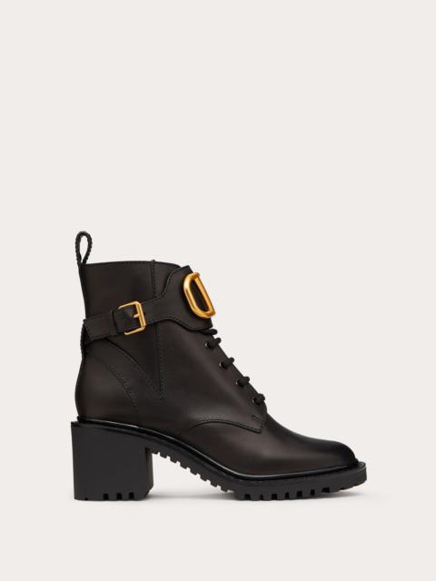 Valentino VLogo Signature Calfskin Combat Boot 70 mm
