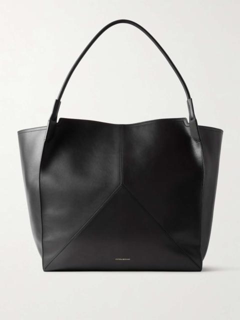 Victoria Beckham XL Victoria paneled leather tote Black
