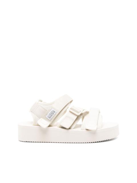 logo-patch touch-strap sandals