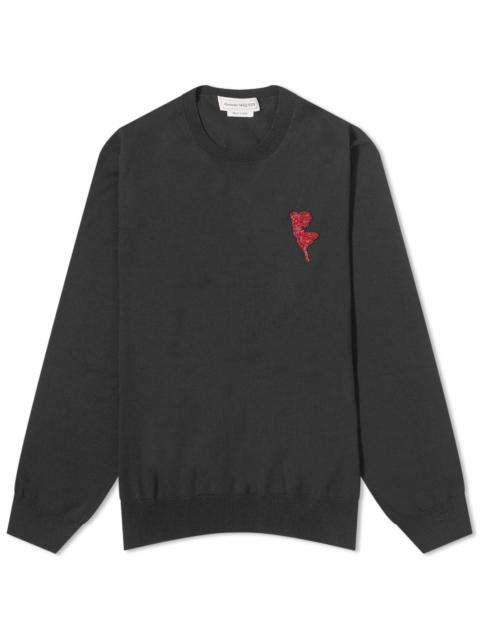 Alexander McQueen Alexander McQueen Orchid Crew Knit
