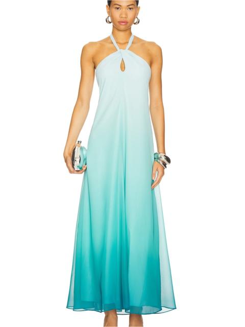 Line & Dot Aden Ombre Maxi Dress