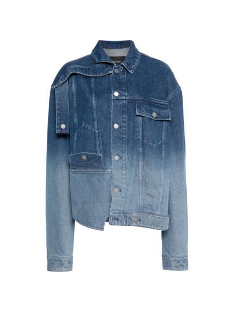 BOTTER asymmetric deconstructed denim jacket