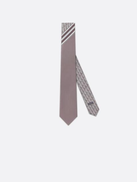 Dior Striped Dior Oblique Tie