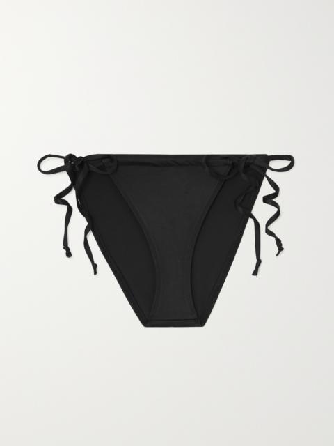 GOOD AMERICAN Tiny Ties Stretch-satin Bikini Briefs