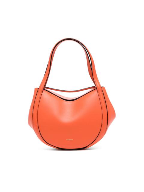 WANDLER mini Lin leather tote bag | REVERSIBLE