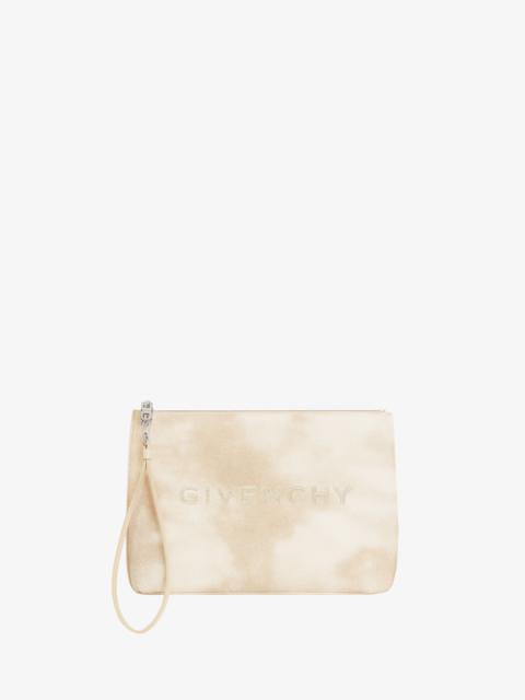GIVENCHY TRAVEL POUCH IN TIE AND DYE CANVAS
