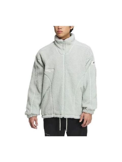 adidas Sportswear Lounge Jacket 'Silver' IQ1367