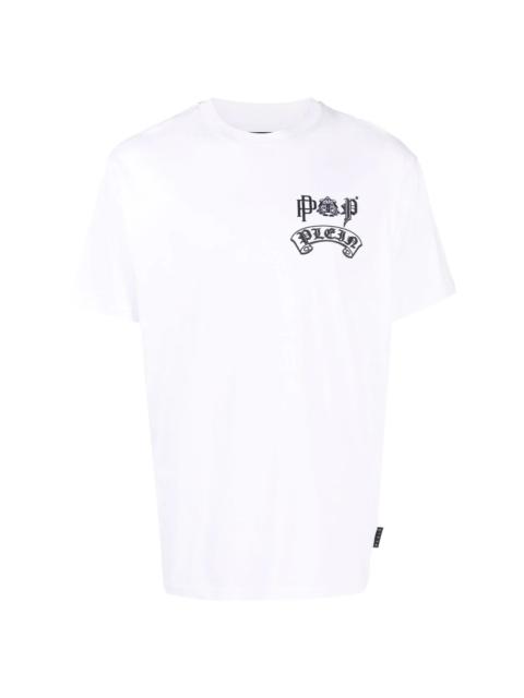 Gothic Plein logo-print crew-neck T-shirt
