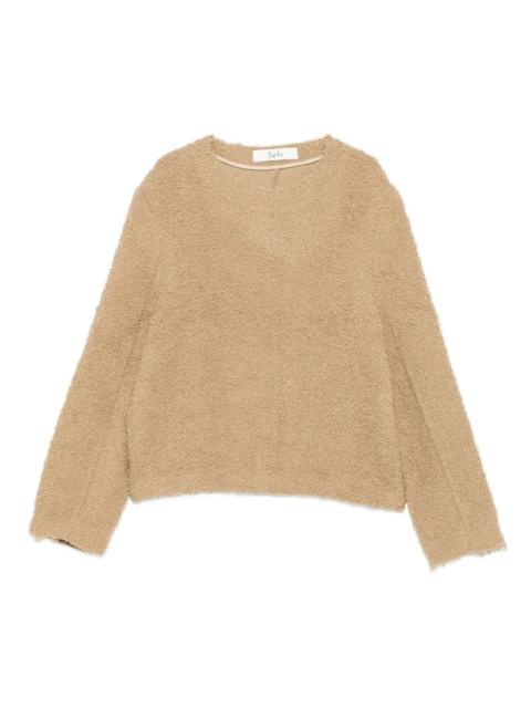 Séfr V-neck textured sweater