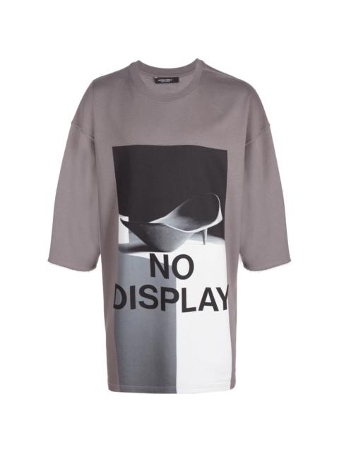 No Display oversize T-shirt