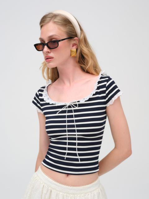 Suzette Stripe Top