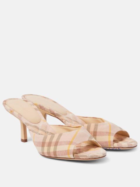 Burberry Burberry Check mules