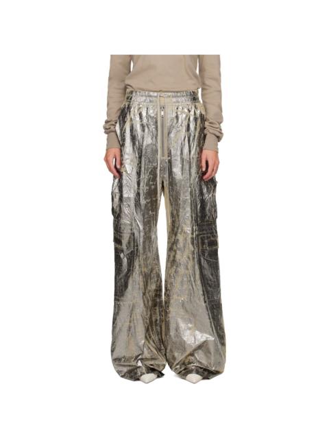 Rick Owens DRKSHDW Silver Concordians Double Jumbo Belas Cargo Pants