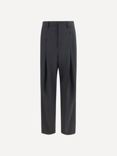 Dolce & Gabbana Wide-leg wool blend tailored Pants