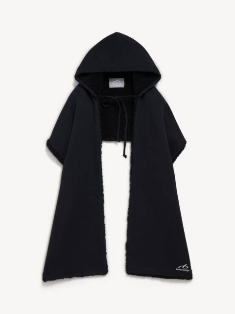 BALENCIAGA Men's Bodies Hood Scarf in Black