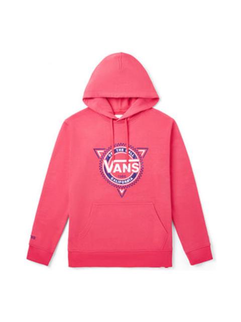 Vans Vans Casual Sports Printing hooded Drawstring Couple Style Rose Red VN0A48CD0HI