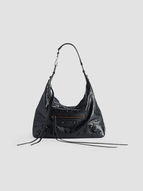 BALENCIAGA Women's Le City Small Hobo Bag - Black