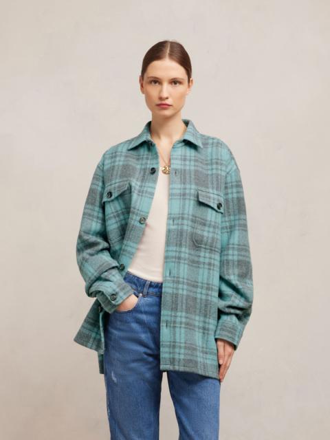 AMI Paris Oversize Overshirt With Chest Pockets