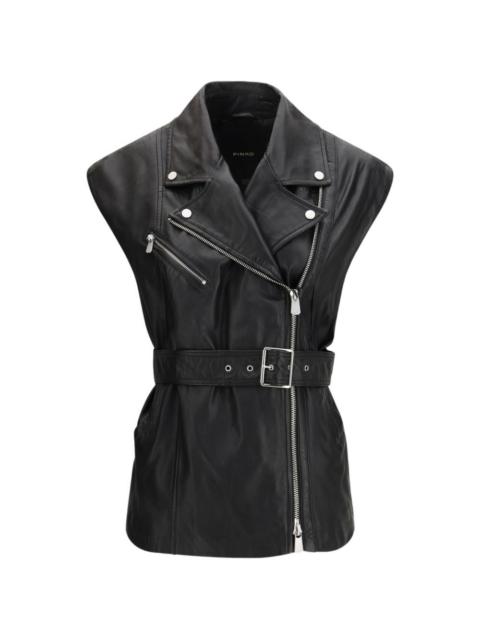 PINKO Gypsy belted gilet