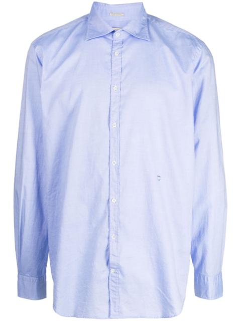 massimo alba Genova long-sleeve poplin shirt