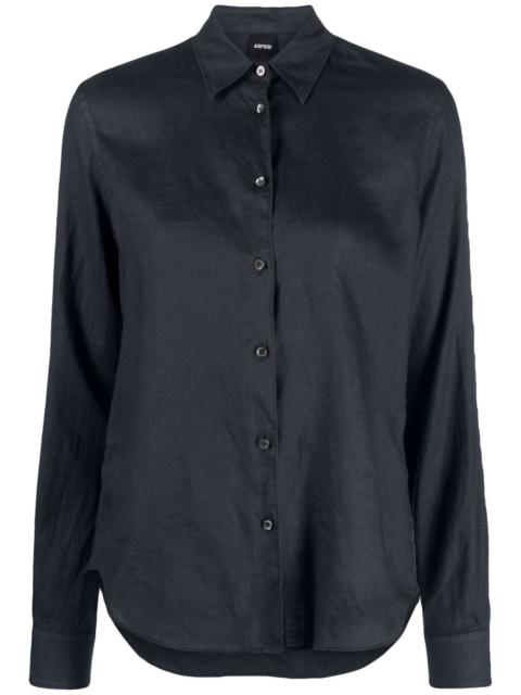 Aspesi button-up linen shirt