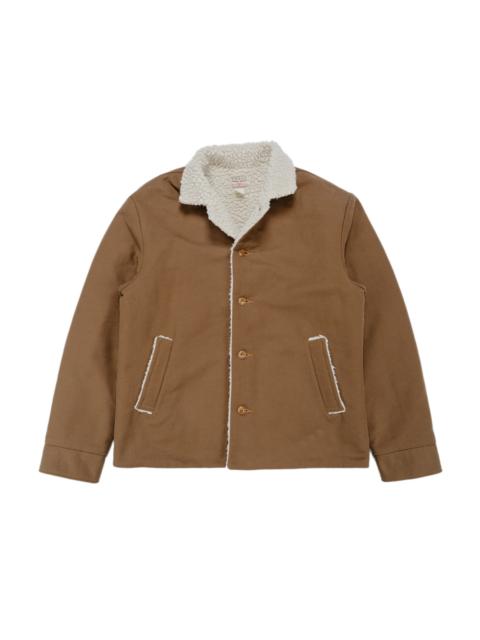 The Real McCoys MJ25125 Moleskin Ranch Coat Brown